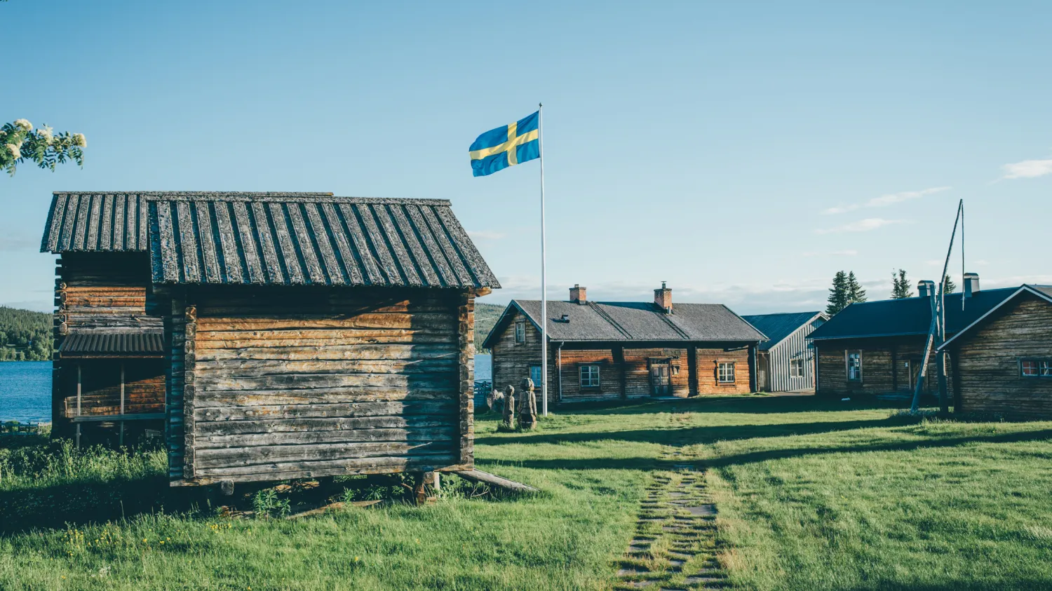 Icehotel Hembygdsgården på sommaren