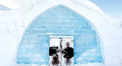 Icehotel entrance