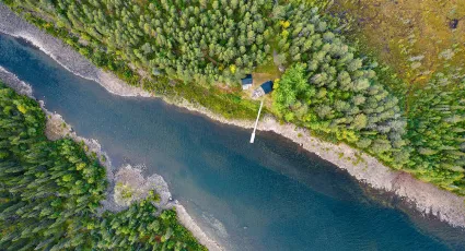 Camp Luspen from above