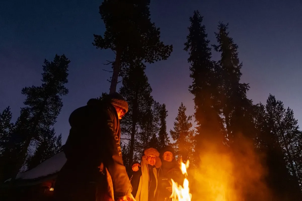 Icehotel northern lights safari