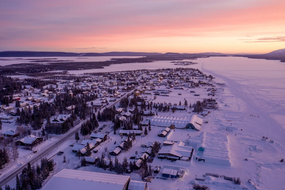 Jukkasjärvi village