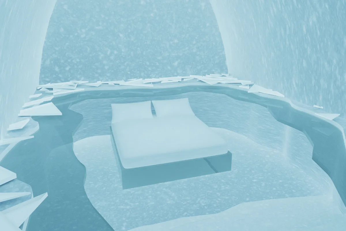 Art Suite River bed by Clément Daquin & Raphaël Jeanne