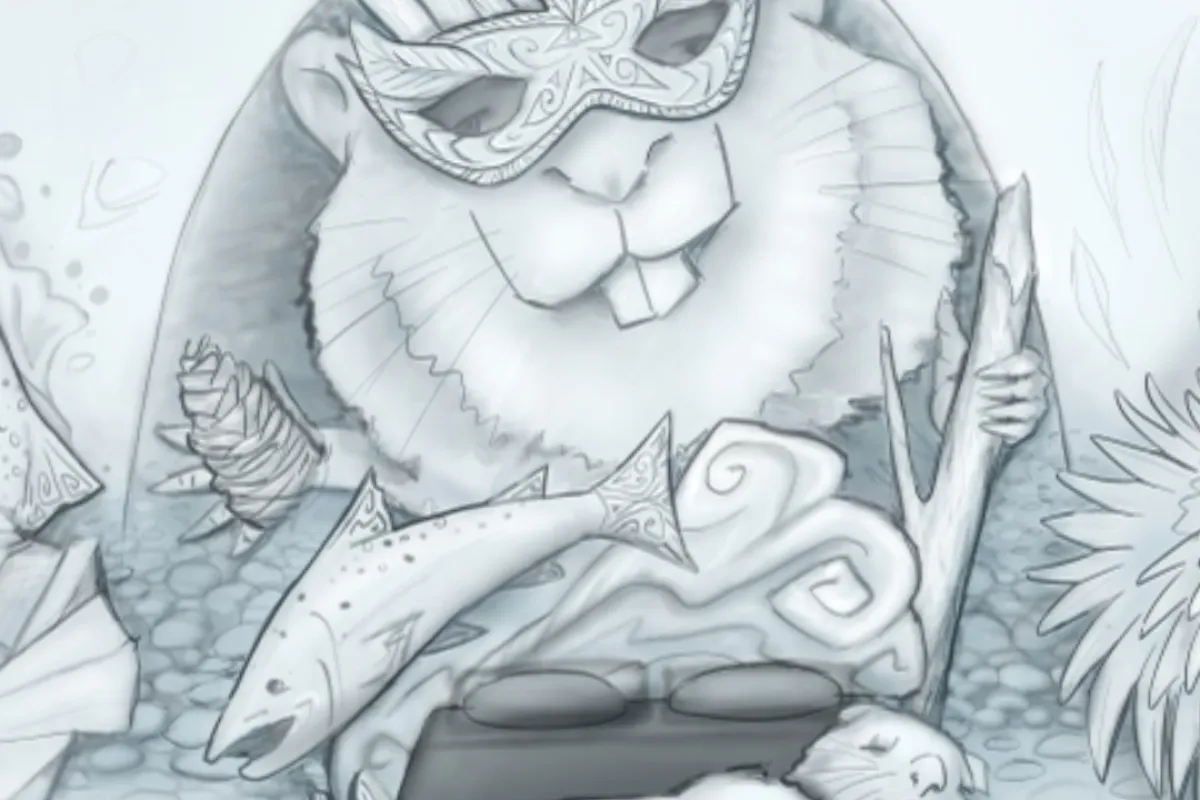 Art Suite An Otter’s Midwinters Night’s Dream by Sandra St-Laurent & Mylène Leboeuf-Gagné