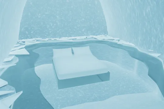 Art Suite River bed by Clément Daquin & Raphaël Jeanne