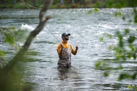 fishing in Luspen