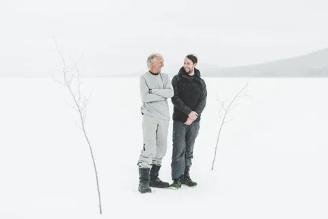 Artists Rob Harding & Timsam Harding