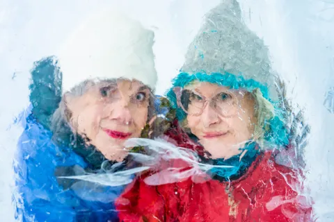 Artists Lena Kriström & Nina Hedman