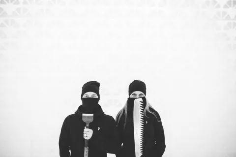 Artists Nina Kauppi & Johan Kauppi