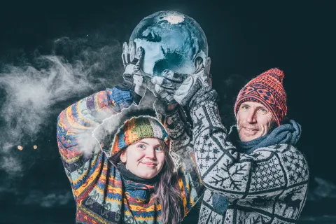 Artists Carl Wellander & Klara Wellander