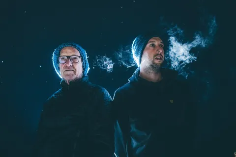 Artists Rob Harding & Timsam Harding