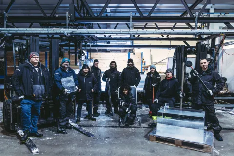 ICEHOTEL 36 Ice Production Team